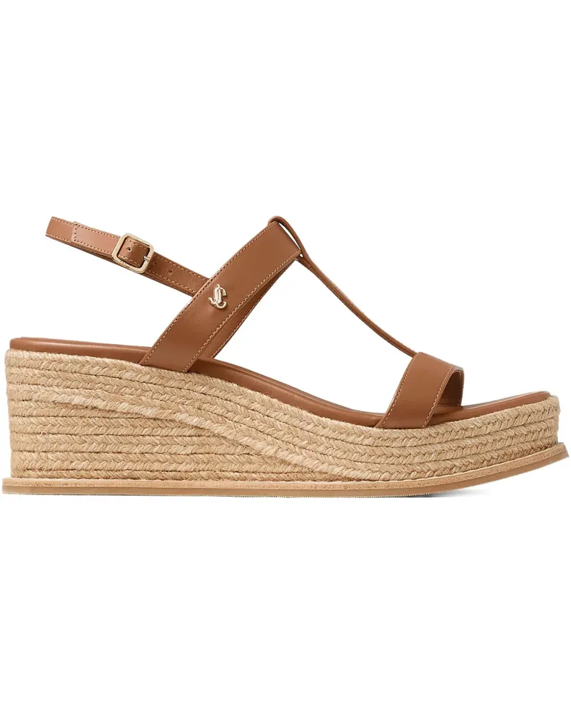 Jimmy Choo Theia Espadrilles 60mm - Braun Braun