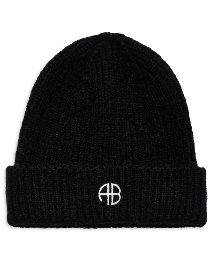 Anine Bing Elia Beanie - Schwarz Schwarz