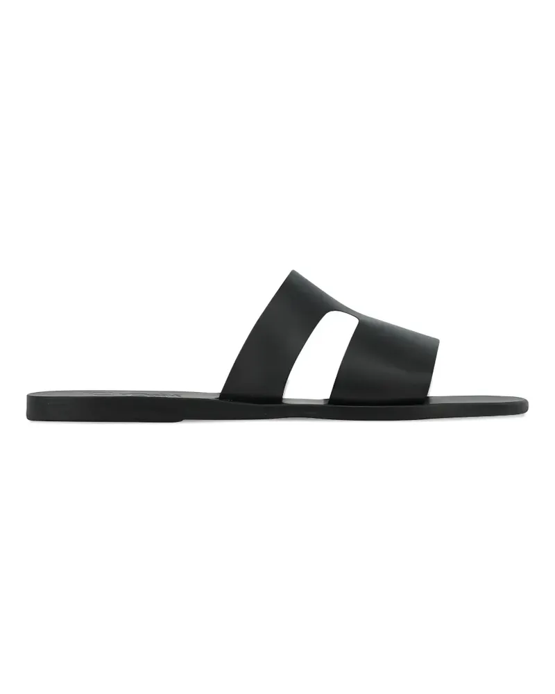 Ancient Greek Sandals Klassische Pantoletten - Schwarz Schwarz