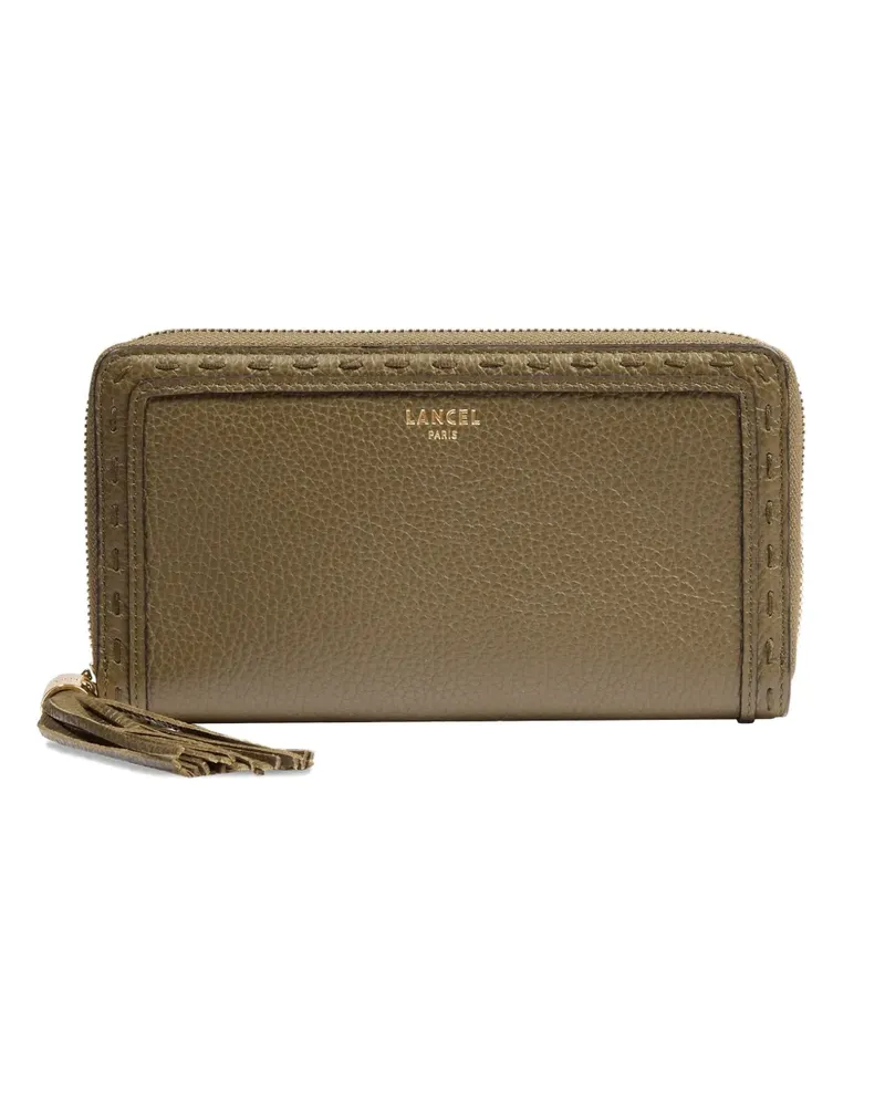 Lancel Portemonnaie mit Quasten - Grün Grün