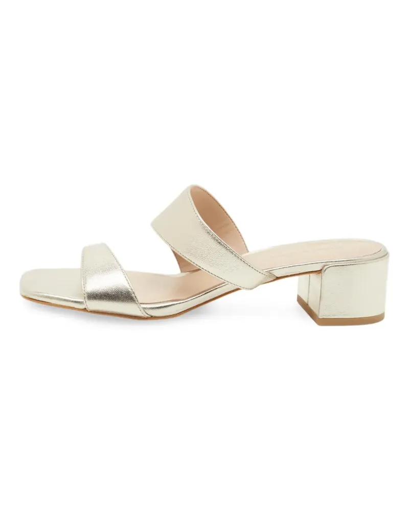 Stuart Weitzman Sandalen mit Doppelriemen - Gold Gold
