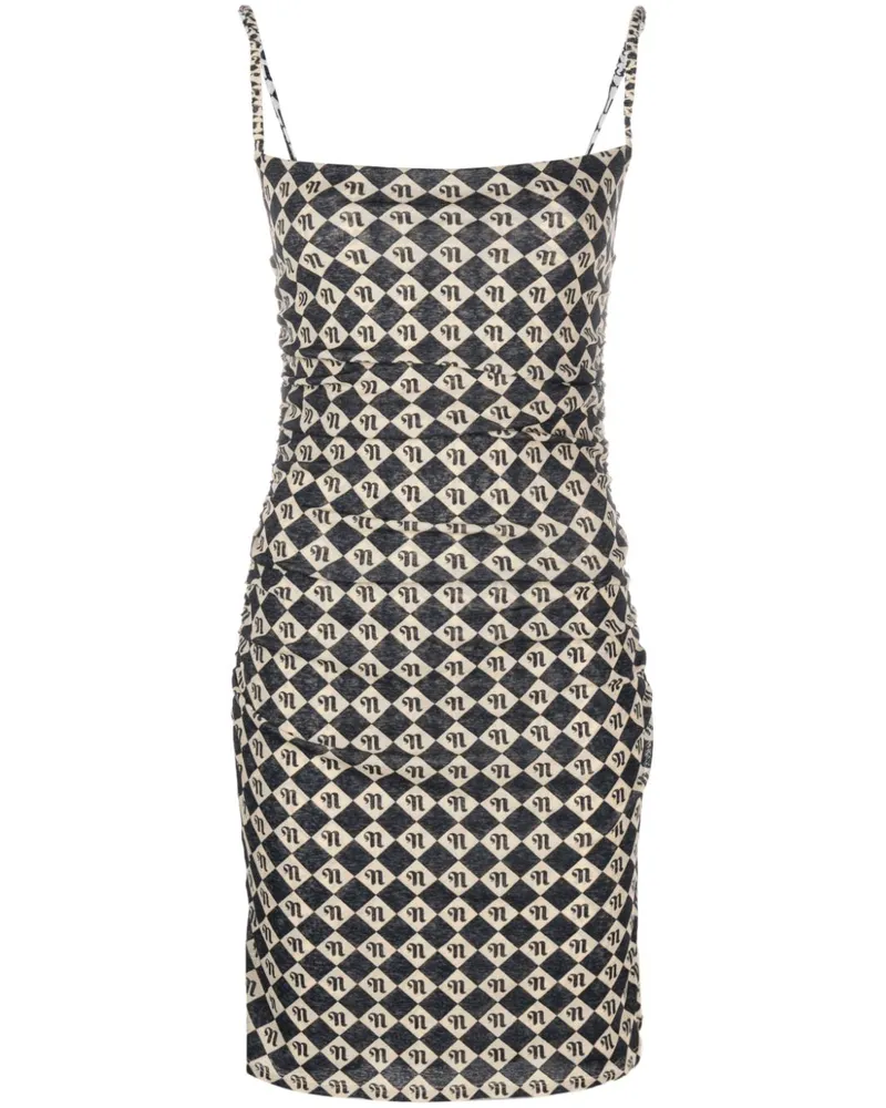 Nanushka Minikleid mit Print - Nude Nude