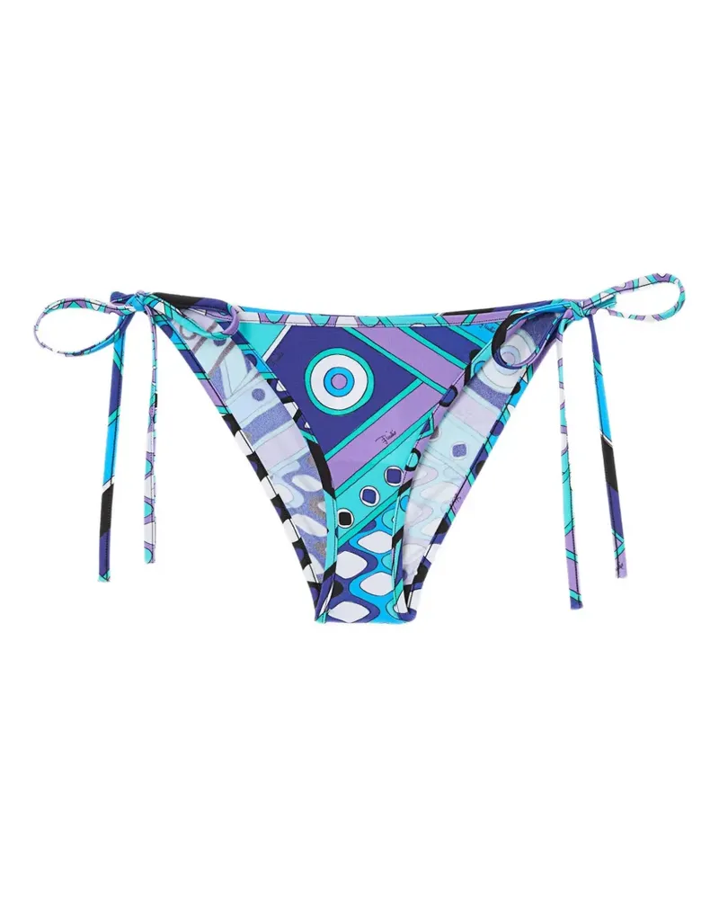 Emilio Pucci Vivara-print bikini top - Blau Blau