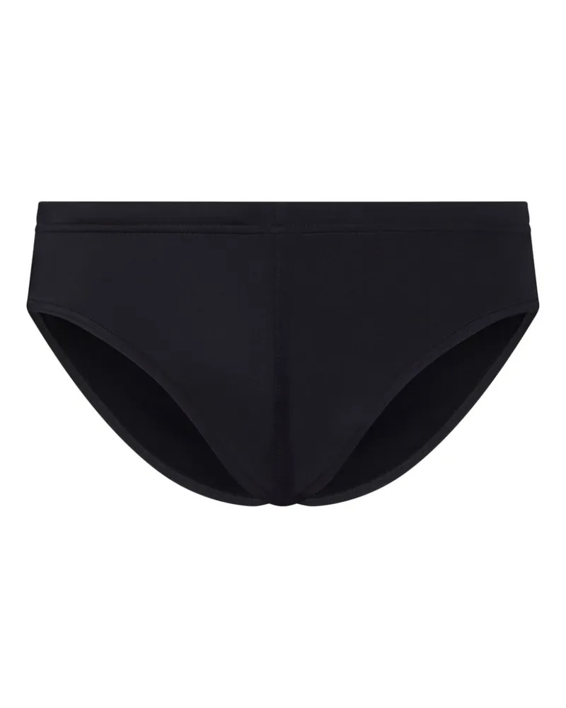 Dsquared2 Badehose mit Logo-Print - Schwarz Schwarz