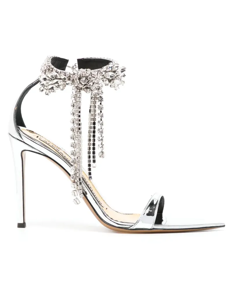 Alexandre Vauthier Pumps mit Kristallen 100mm - Silber Silber