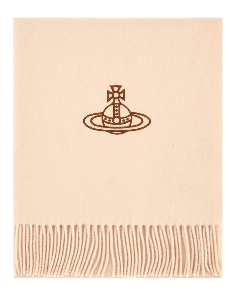 Vivienne Westwood Schal mit Stickerei - Nude Nude
