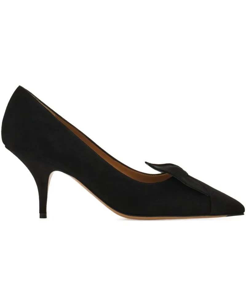 Ferragamo Pumps mit Schleifenverzierung 70mm - Schwarz Schwarz