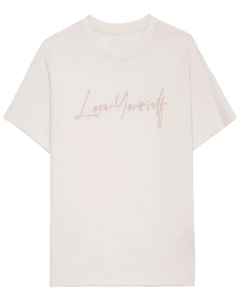 Zadig & Voltaire Tommer Co Love Yourself Pullover - Nude Nude