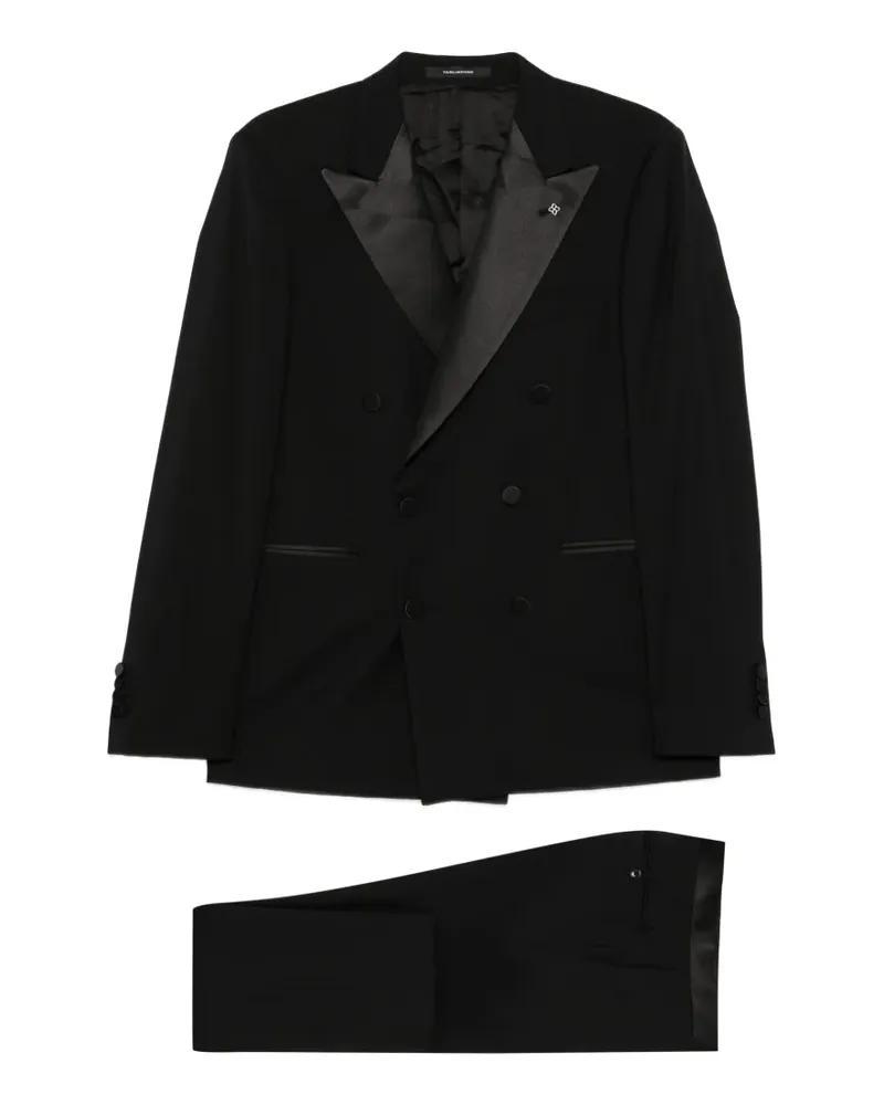 Tagliatore double-breasted suit - Schwarz Schwarz