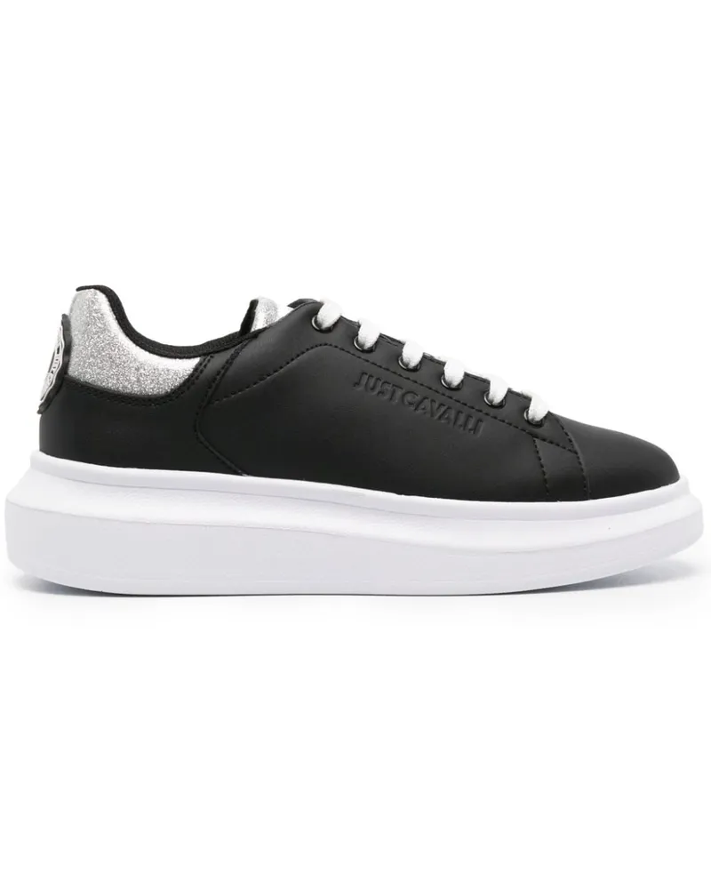 Just Cavalli Sneakers mit Glitter - Schwarz Schwarz