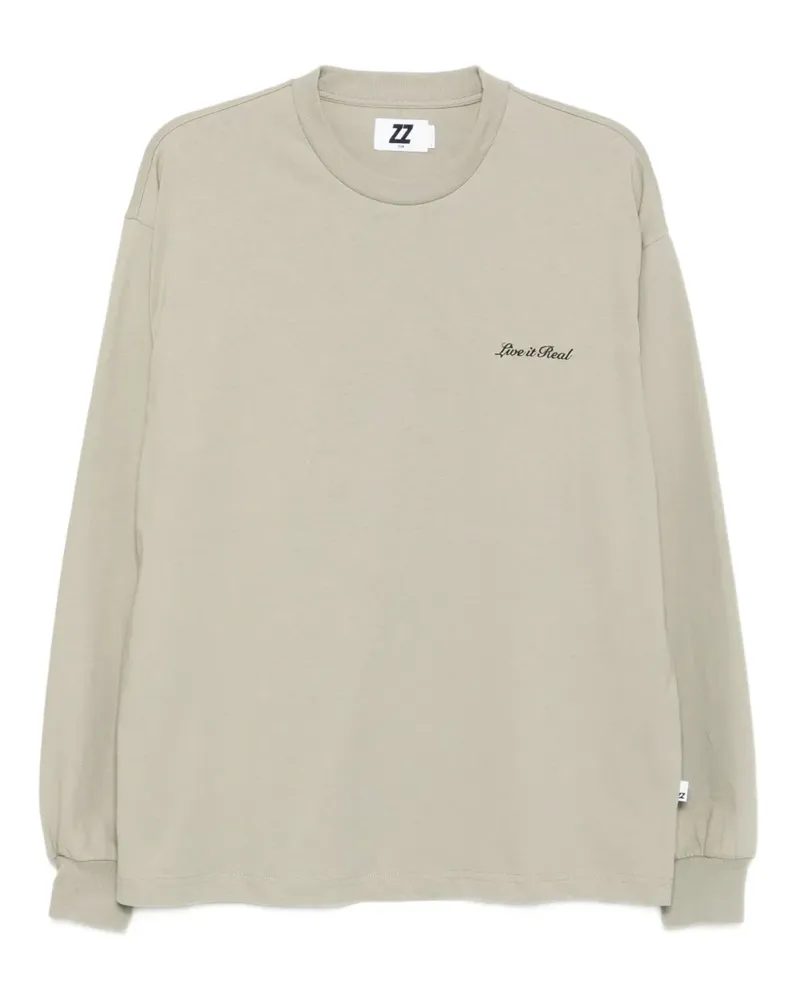 Izzue Klassisches Langarmshirt - Grün Grün