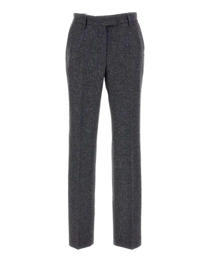 Alberto Biani Gerade Hose aus Tweed - Grau Grau