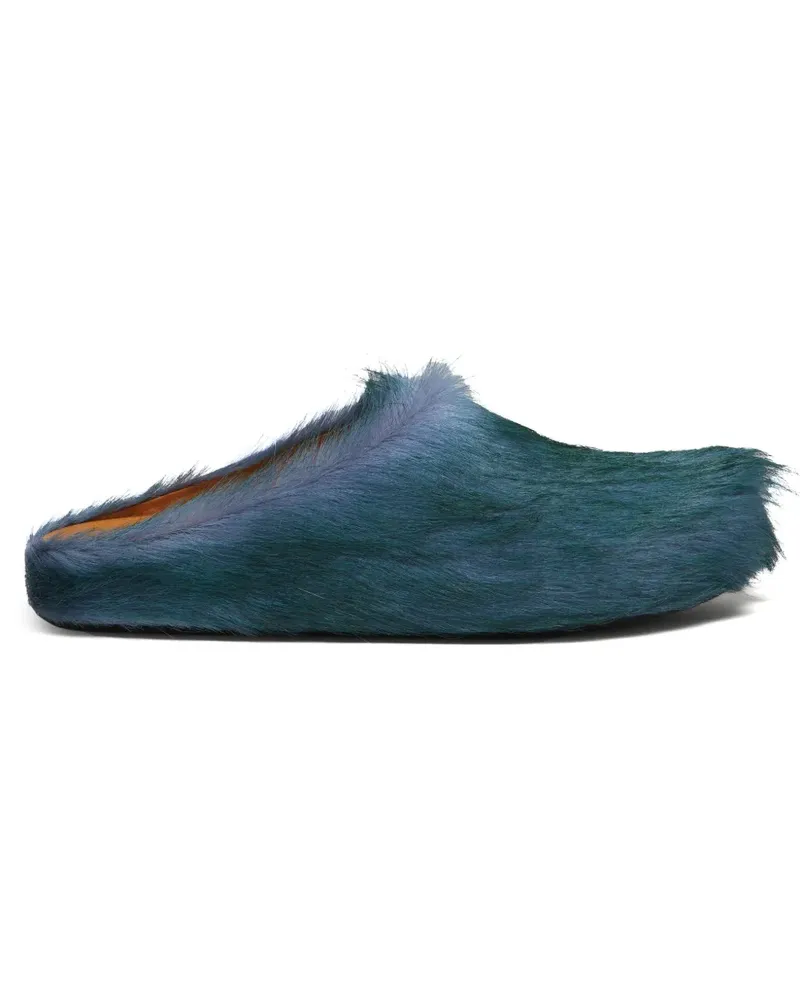 Marni Fussbett Sabot Slipper - Blau Blau