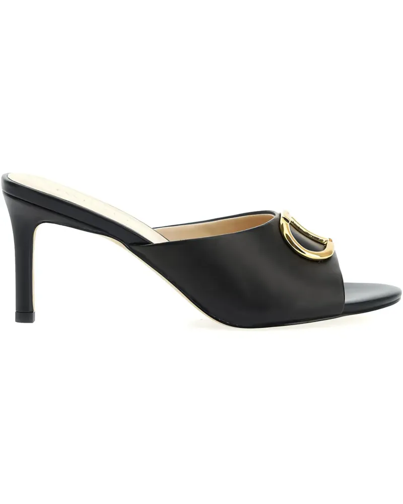 Twin-Set Oval-T Sandalen mit Absatz 70mm - Schwarz Schwarz