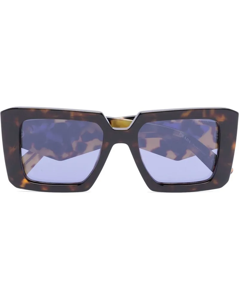 Prada Sonnenbrille in Schildpattoptik - Braun Braun