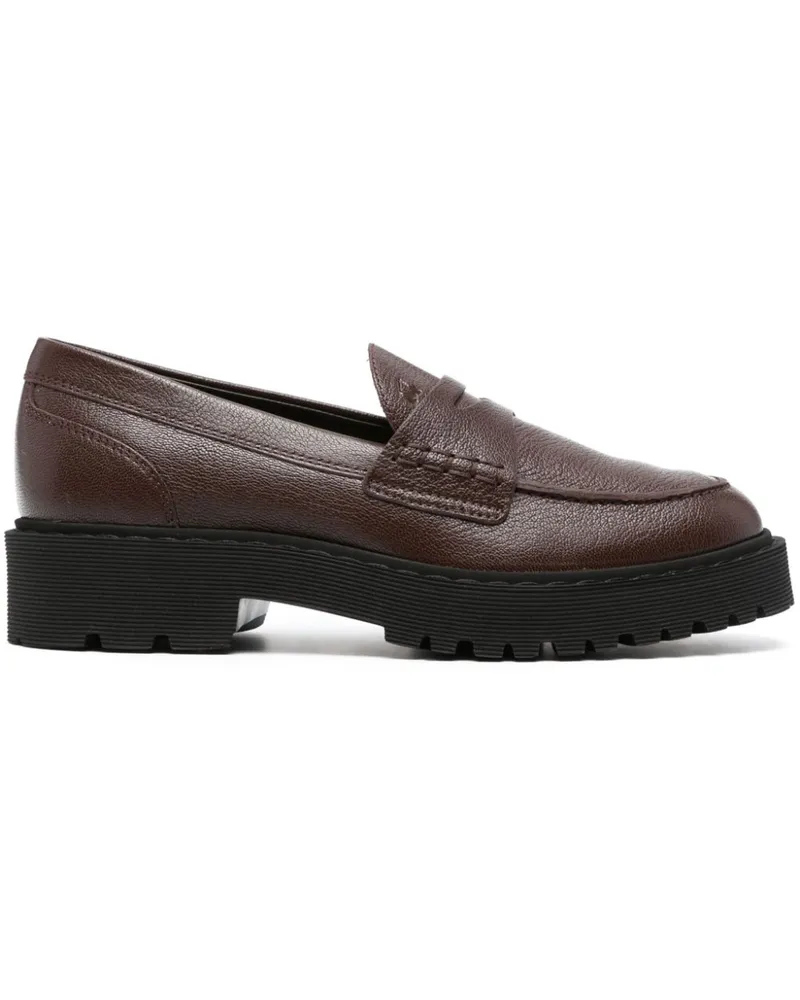 Hogan Loafer mit Logo-Prägung 35mm - Braun Braun