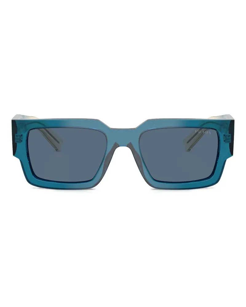 Prada Eckige Symbole Sonnenbrille - Blau Blau