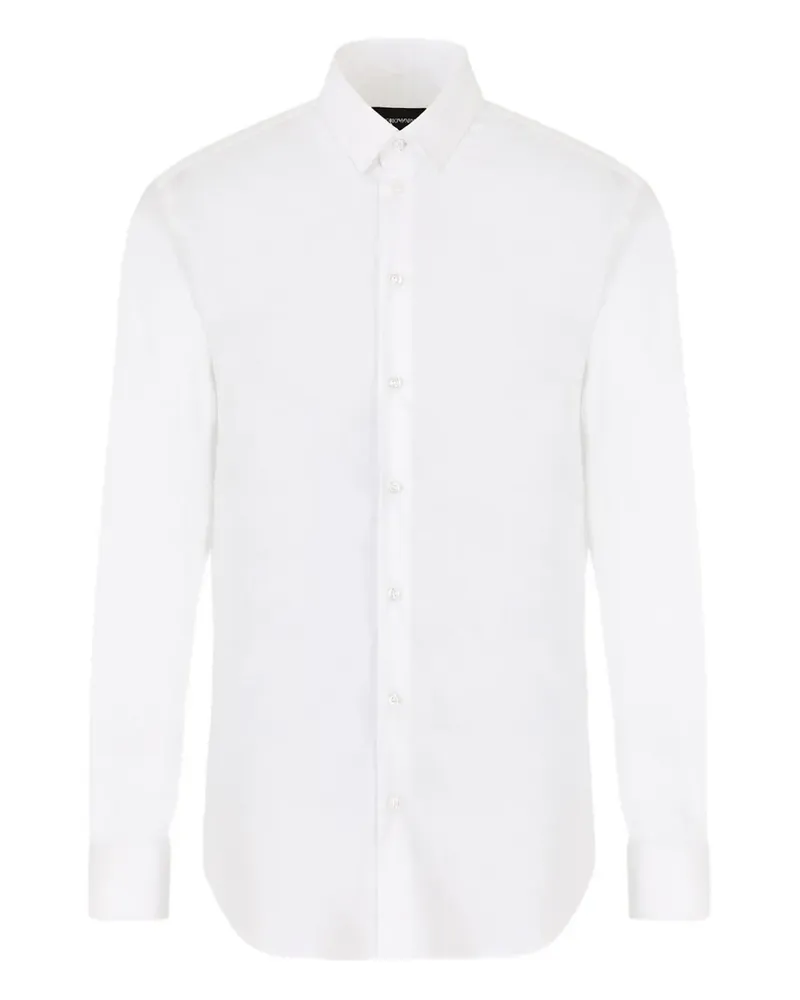 Emporio Armani Langärmeliges Hemd - Weiß Weiß