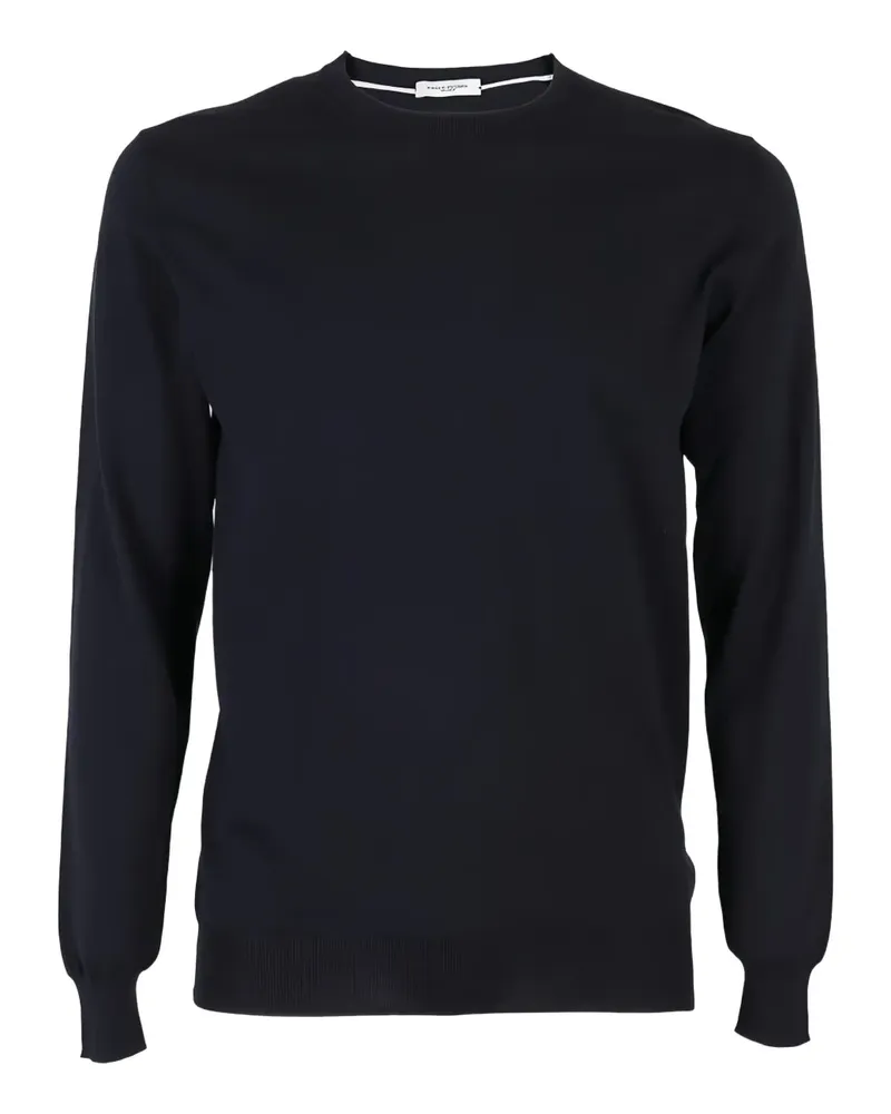 Paolo Pecora Milano Pullover mit Rundhalsausschnitt - Blau Blau
