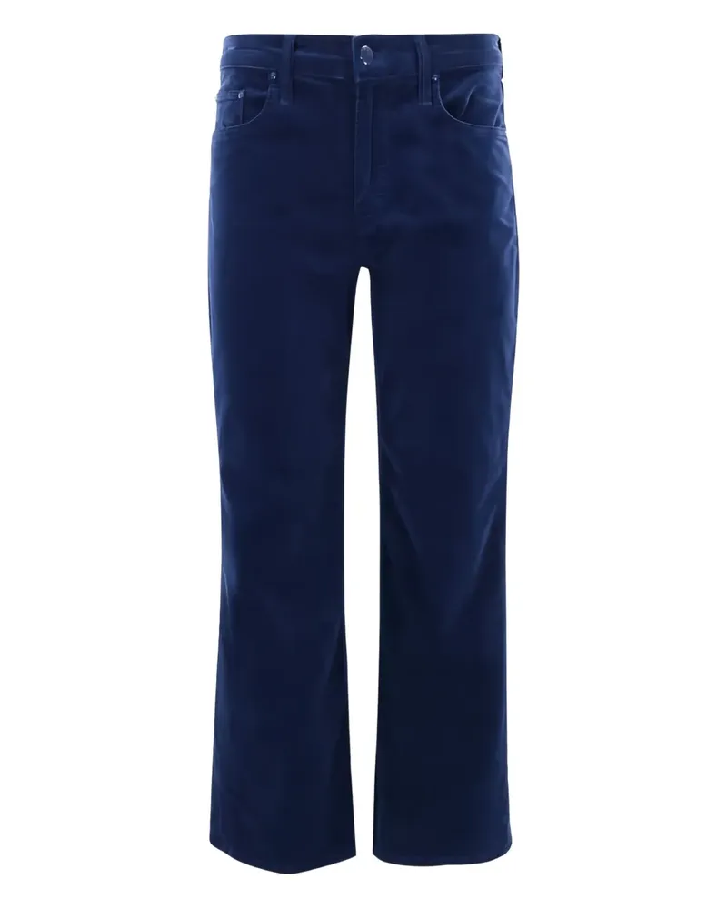 Mother The Bookie Flood Jeans aus Cord - Blau Blau