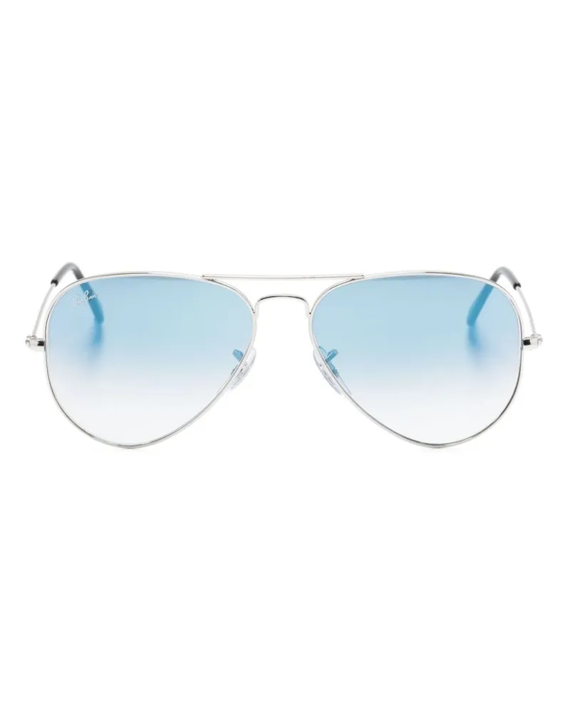 Ray Ban Aviator Large Metal Sonnenbrille - Silber Silber