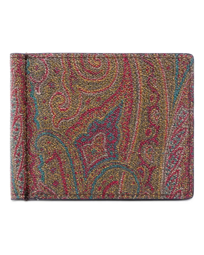 Etro paisley-print wallet - Braun Braun