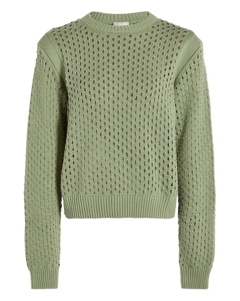 Varley Hains Pullover mit Lochstrickmuster - Grün Grün