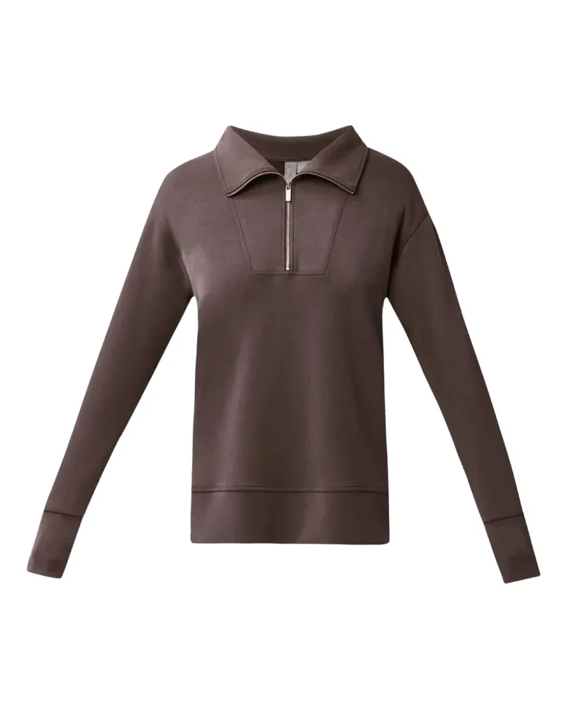 Sweaty Betty Sweatshirt mit Reißverschluss - Braun Braun