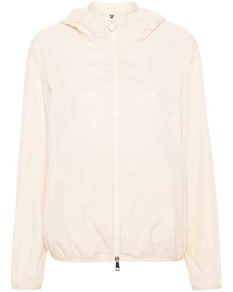 Moncler Leichte Jacke mit Logo-Applikation - Nude Nude