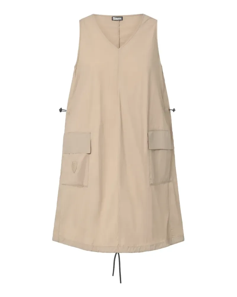 Blauer v-neck pocket dress - Nude Nude