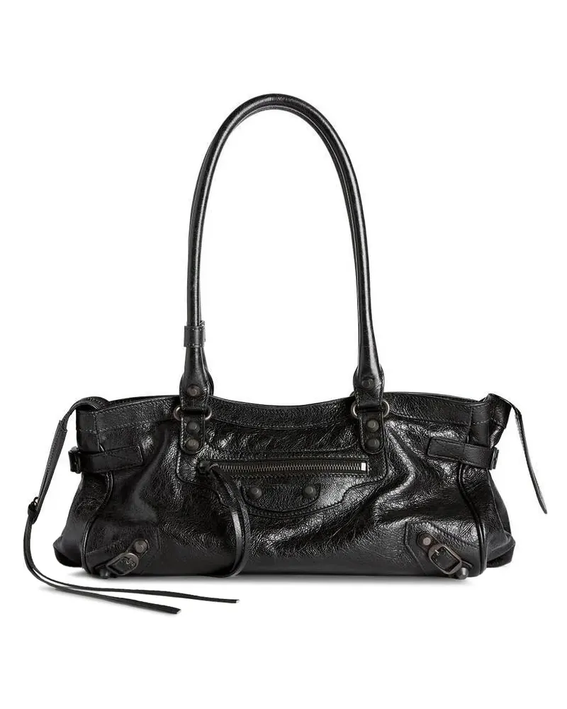 Balenciaga Le City East-West Tasche - Schwarz Schwarz