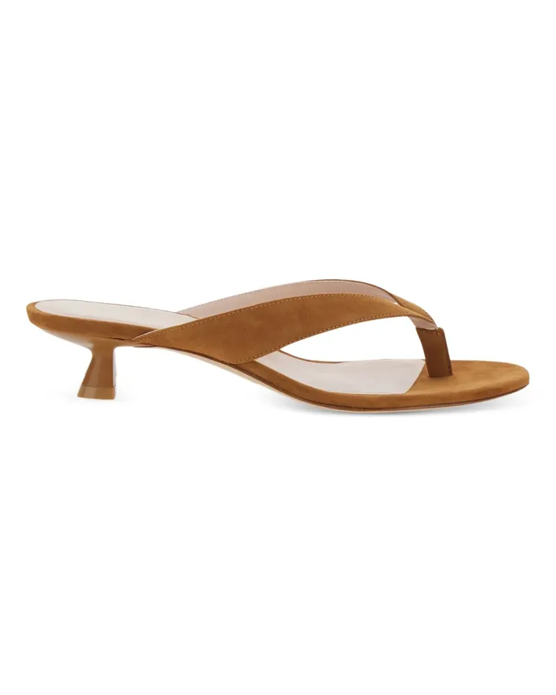 Stuart Weitzman thong strap sandals - Braun Braun