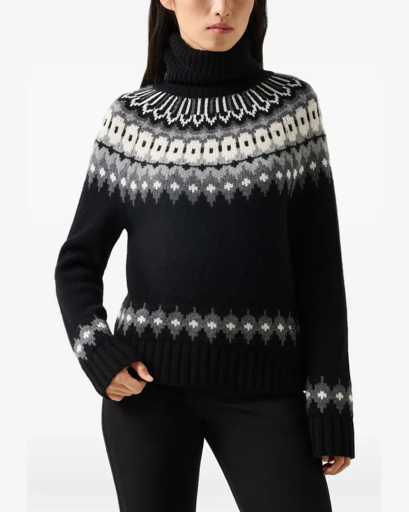 Bogner Ingrid Pullover aus Jacquard - Schwarz Schwarz