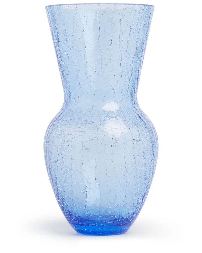 KLIMCHI Felicity Vase mit Risseffekt Blau