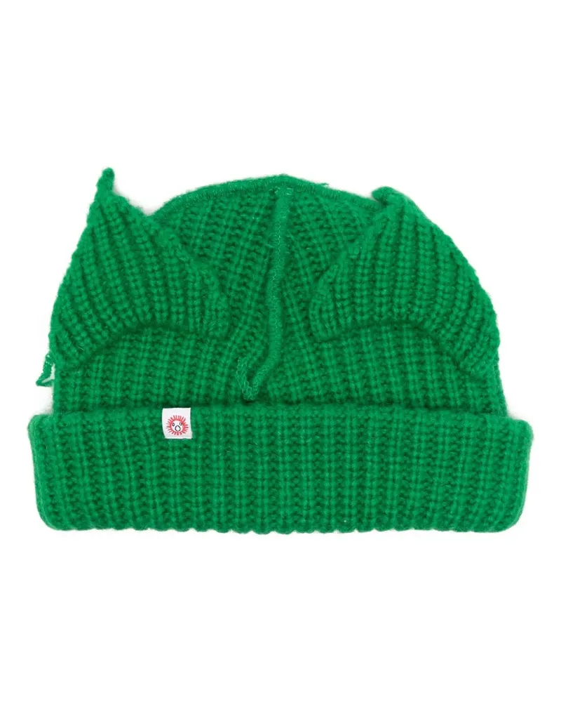 Charles Jeffrey Loverboy Beanie mit Ohren - Grün Grün