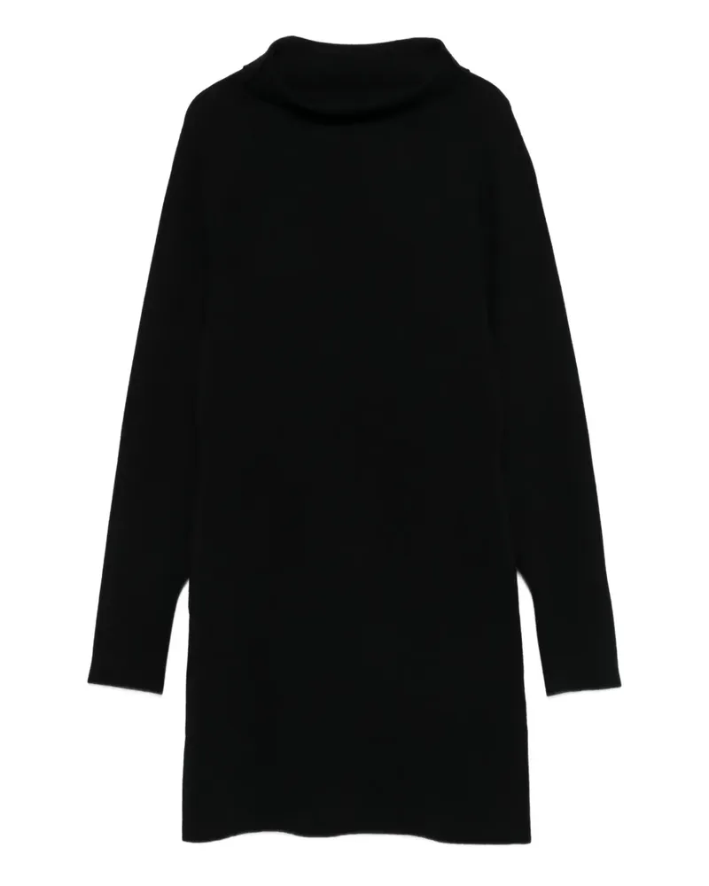 P.A.R.O.S.H. P.A.R.O H. Langärmeliges Kleid mit Stehkragen - Schwarz Schwarz