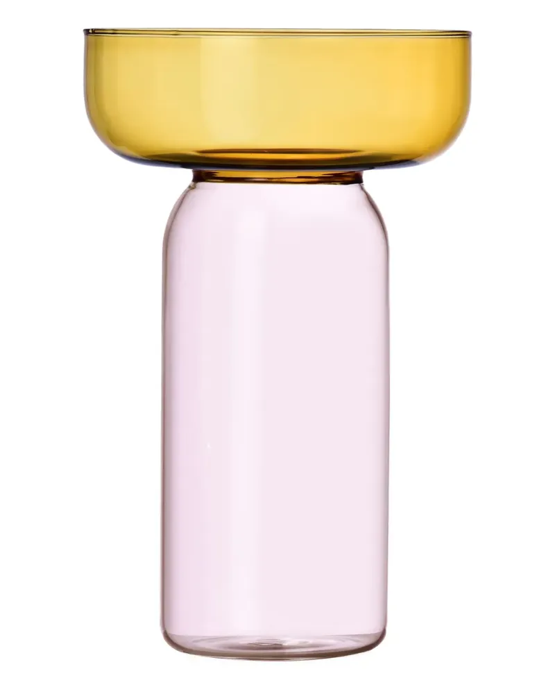 Ichendorf Milano Aura glass vase (20cm) - Gelb Gelb