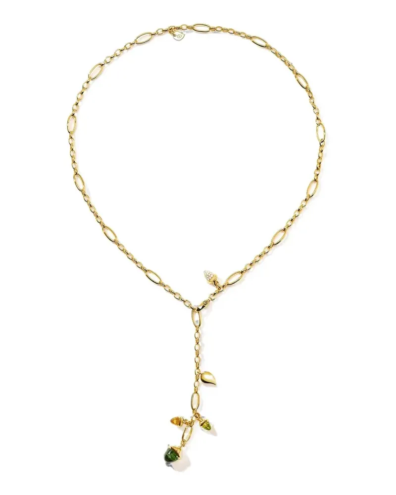 TAMARA COMOLLI Mikado Rainforest multi-stone necklace - Gold Gold