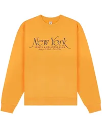 SPORTY & RICH NY 94 Sweatshirt mit Rundhalsausschnitt Orange