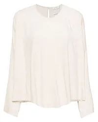 forte_forte Langarmshirt aus Samt Nude