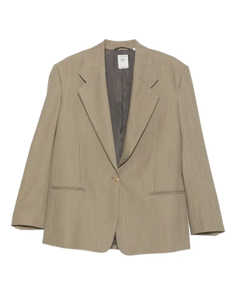 Calvin Klein Avery single-breasted blazer - Nude Nude