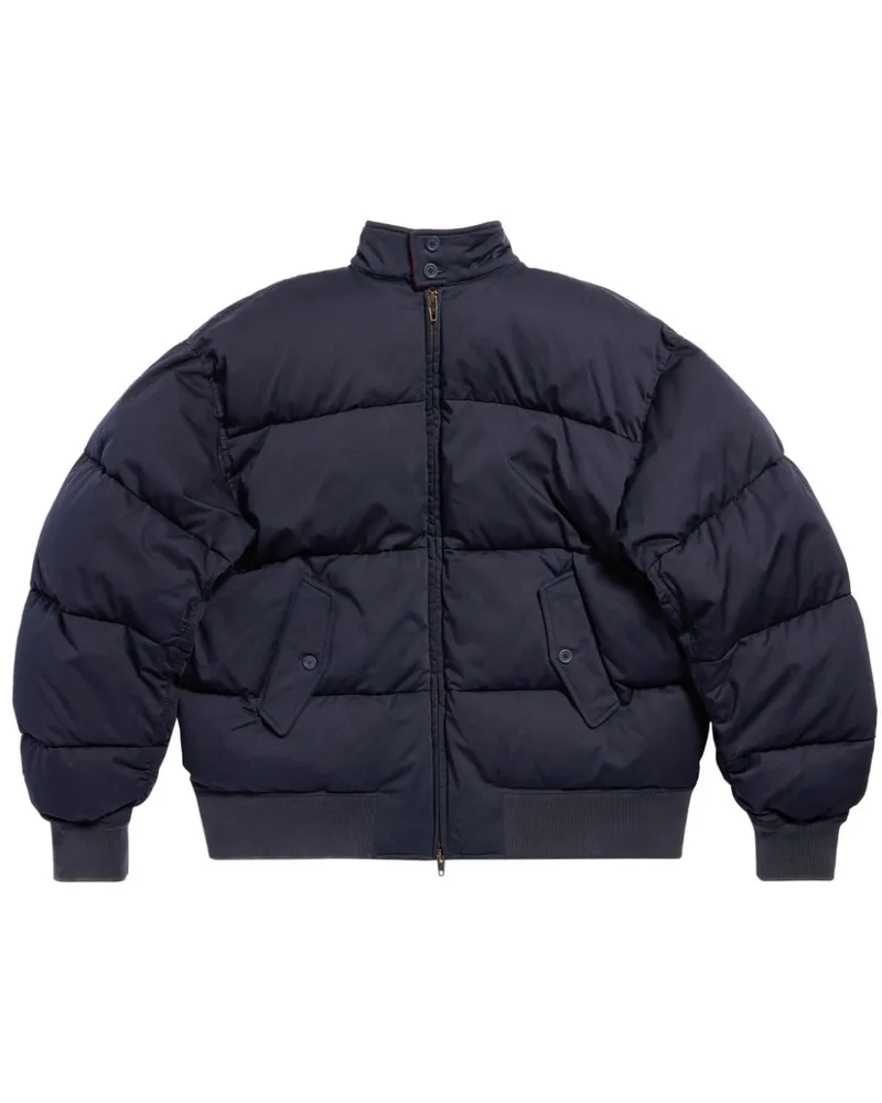 Balenciaga Klassische Harrington-Jacke - Blau Blau