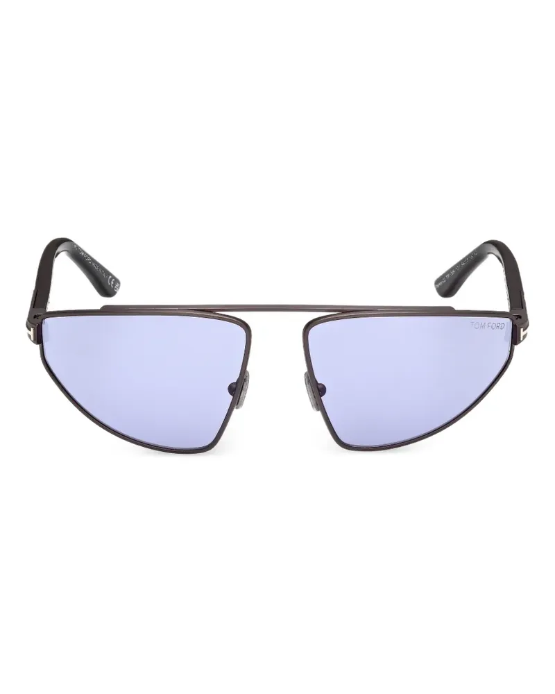 Tom Ford geometric-frame sunglasses - Grau Grau