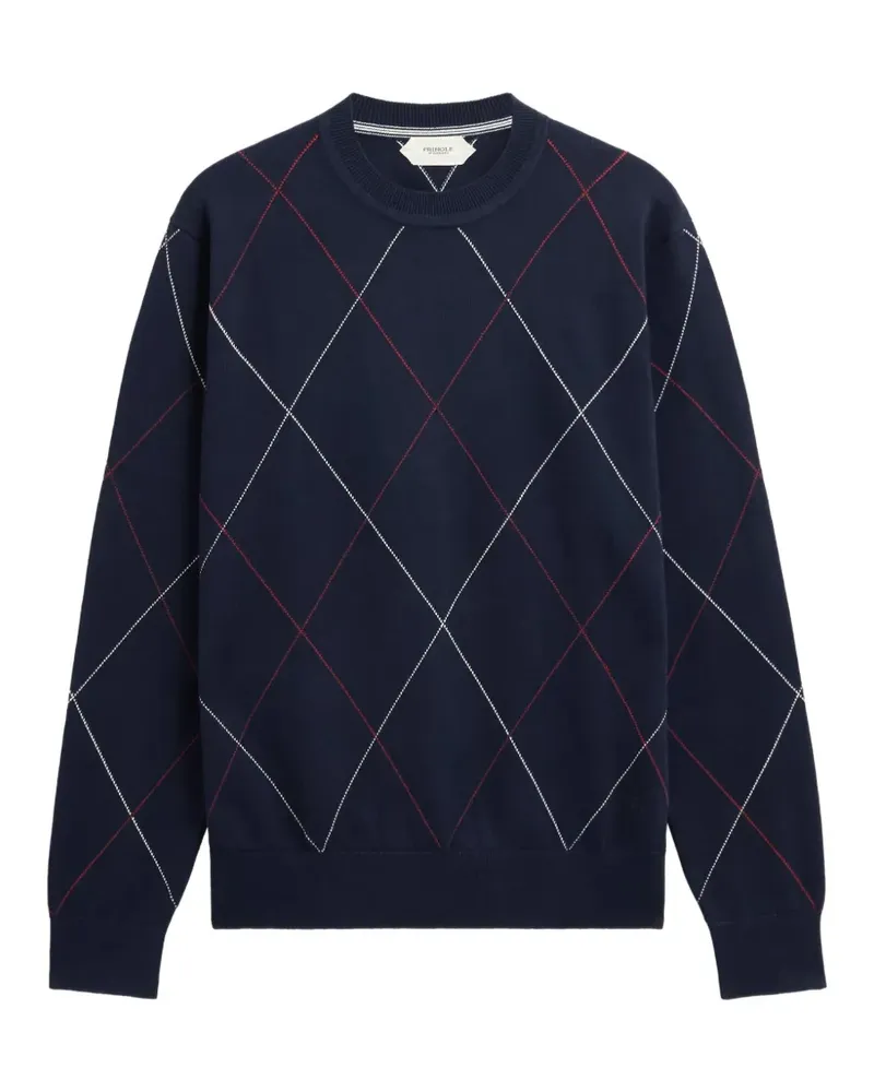 Pringle of Scotland Pullover mit Argyle-Muster - Blau Blau