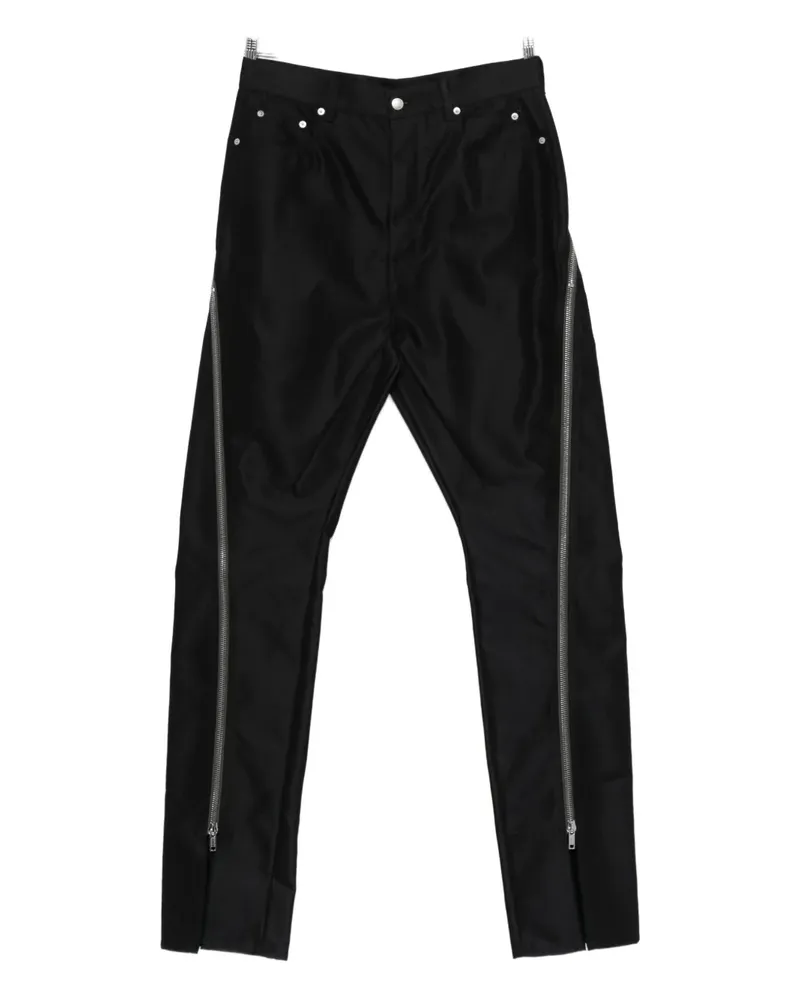 Rick Owens Bolan Banana zip-detail trousers - Schwarz Schwarz