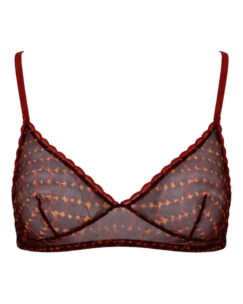Laura Urbinati BH mit geometrischem Print - Rot Rot