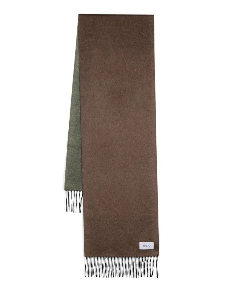 D4.0 logo-patch scarf - Grau Grau