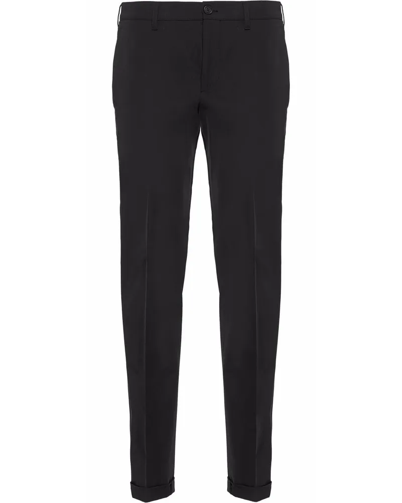 Prada Hose mit geradem Bein - Schwarz Schwarz