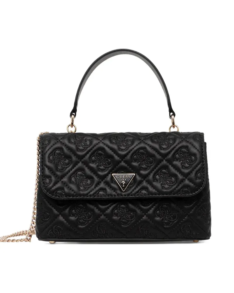 Guess Schultertasche mit Logo-Prägung - Schwarz Schwarz
