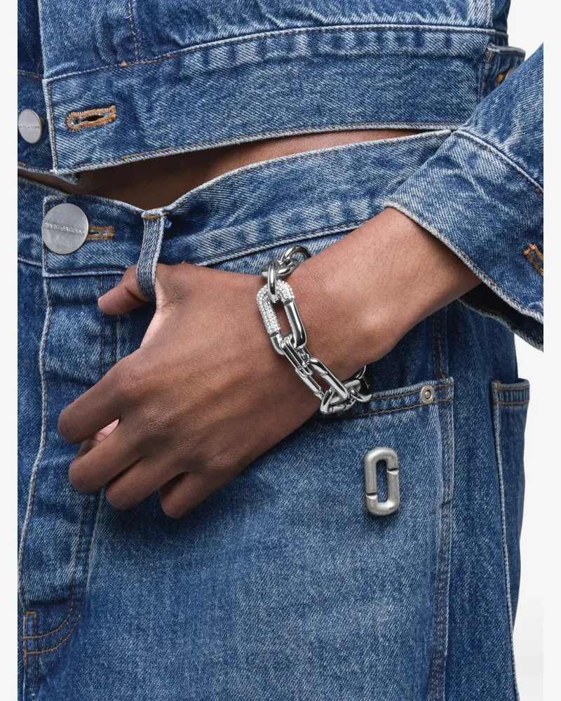 Marc Jacobs The Pop J Marc pavé bracelet - Silber Silber
